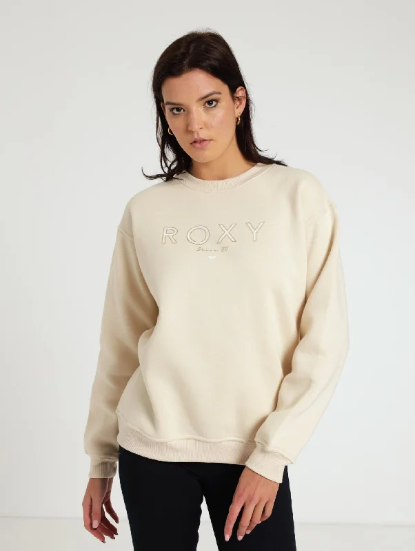 Day And Night Crew Sweater - Beige