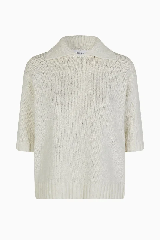 Samsøe Samsøe Salou Short Sleeve Knit Jumper - Solitary Star