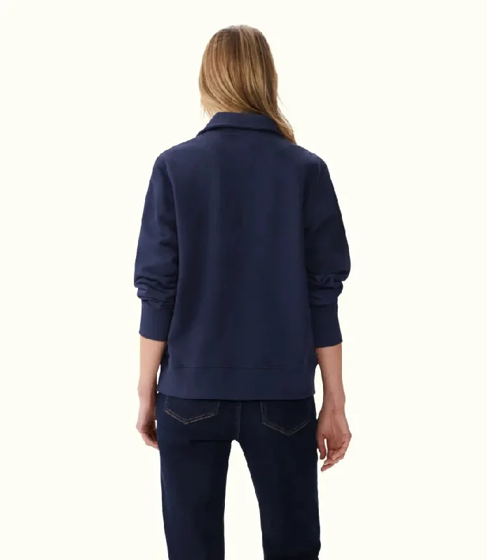 Trickett 1/4 Zip Sweatshirt - Navy