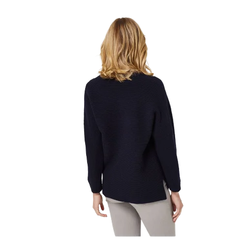 Whistler Boat Neck Sweater - Midnight Blue