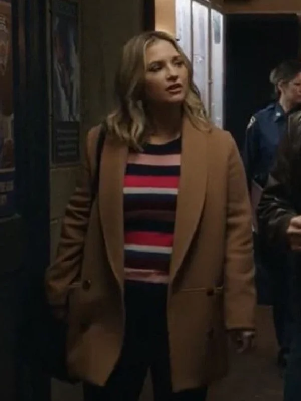 Blue Blood Vanessa Ray Brown Coat