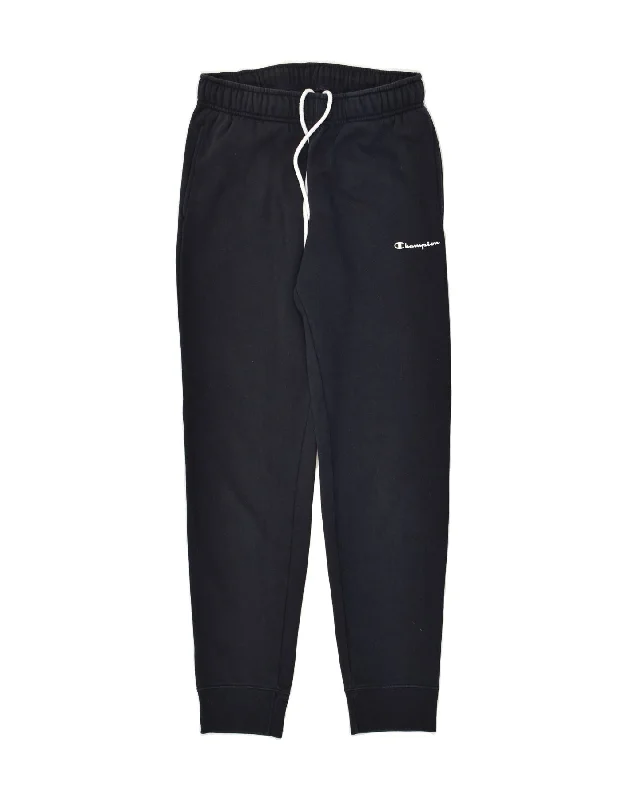 CHAMPION Womens Tracksuit Trousers Joggers UK 6 XS Black