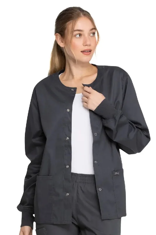 Dickies Industrial Unisex Warm-up Scrub Jacket | Pewter