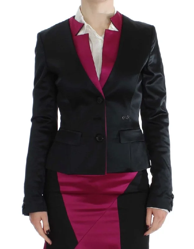 Exte  pink Stretch Blazer Women's Jacket