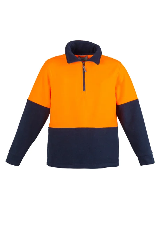 Unisex Hi Vis Fleece 1/2 Zip Jumper