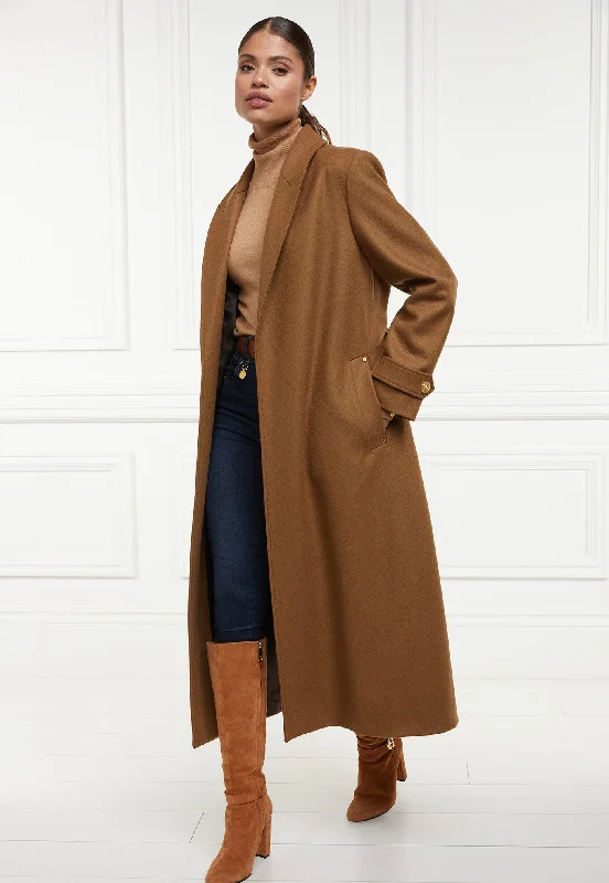 Wrap Coat - Dark Camel