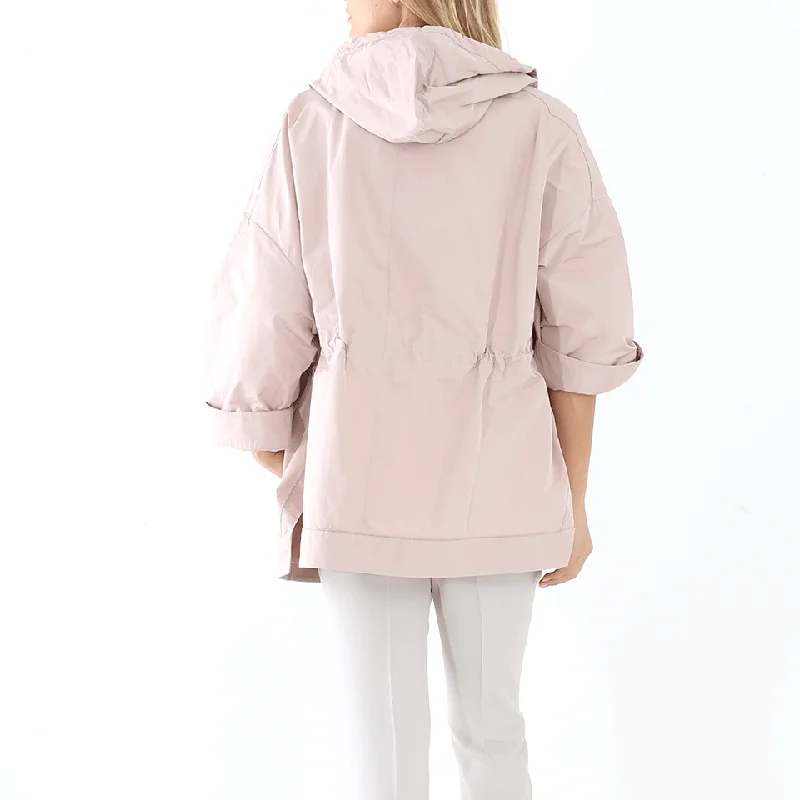 Hooded Taffeta Anorak