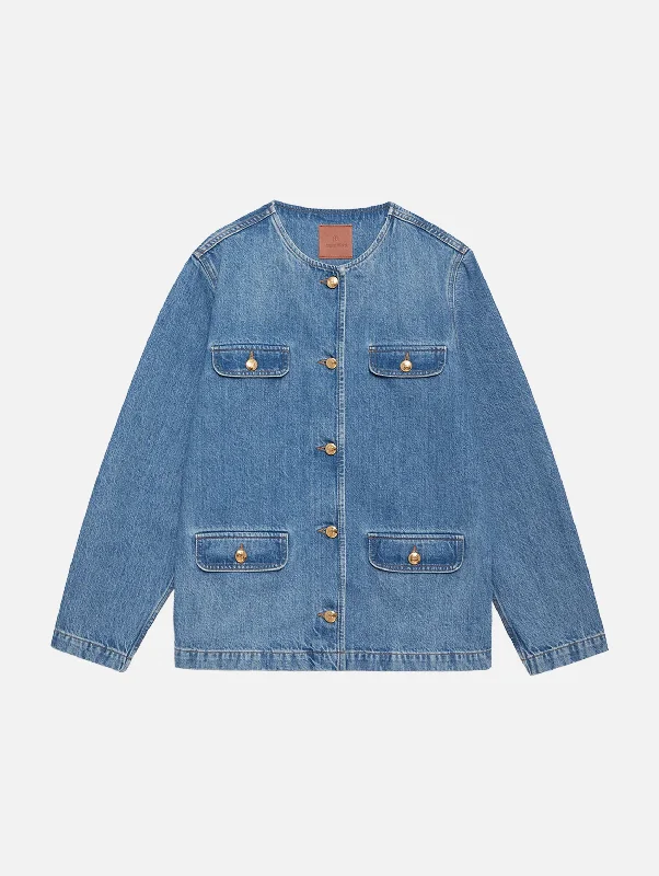 Janet Jacket in Atlantic Blue