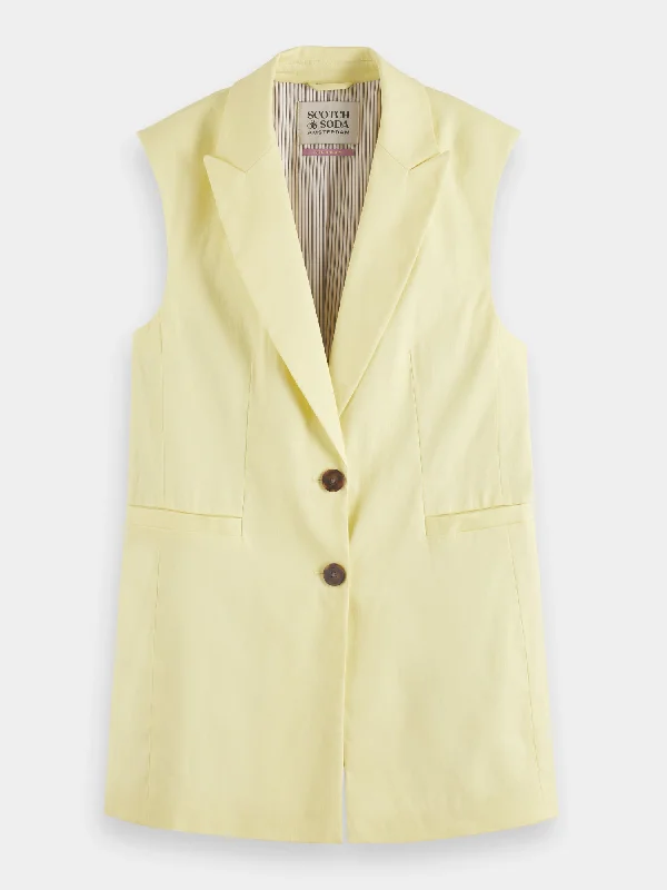 Longer length summer gilet