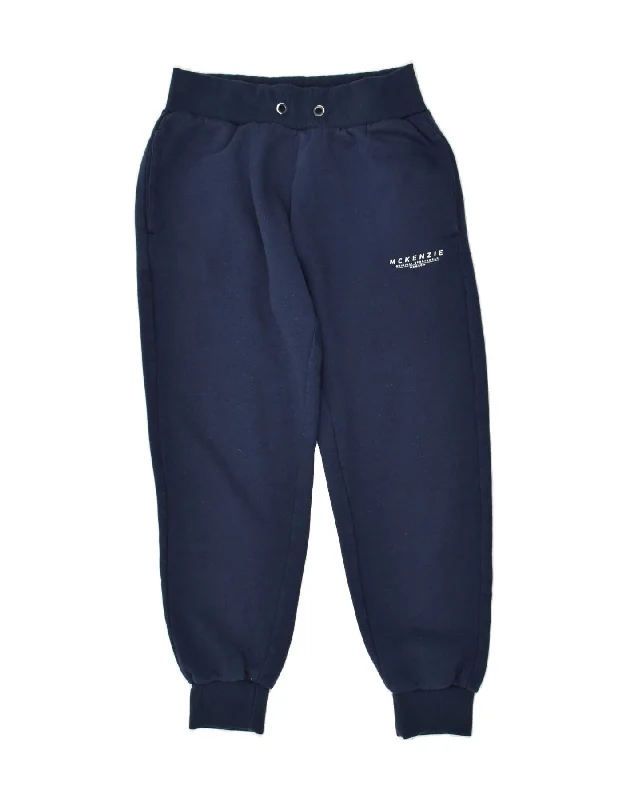 MCKENZIE Womens Tracksuit Trousers Joggers UK 18 XL Navy Blue Cotton