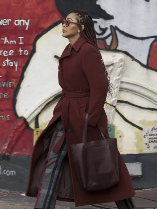 Meagan Good Harlem Wool Coat