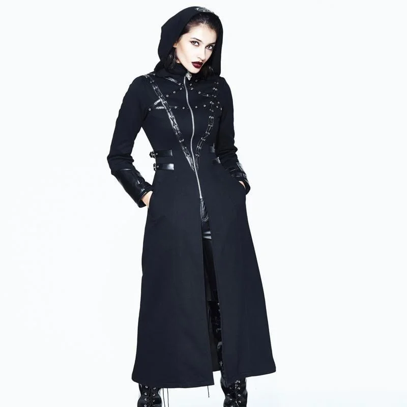 Women's Military Style Goth Coat