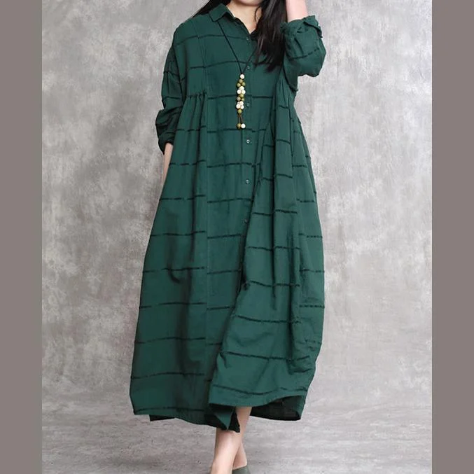 new green linen cardigans oversize patchwork elegant long coats