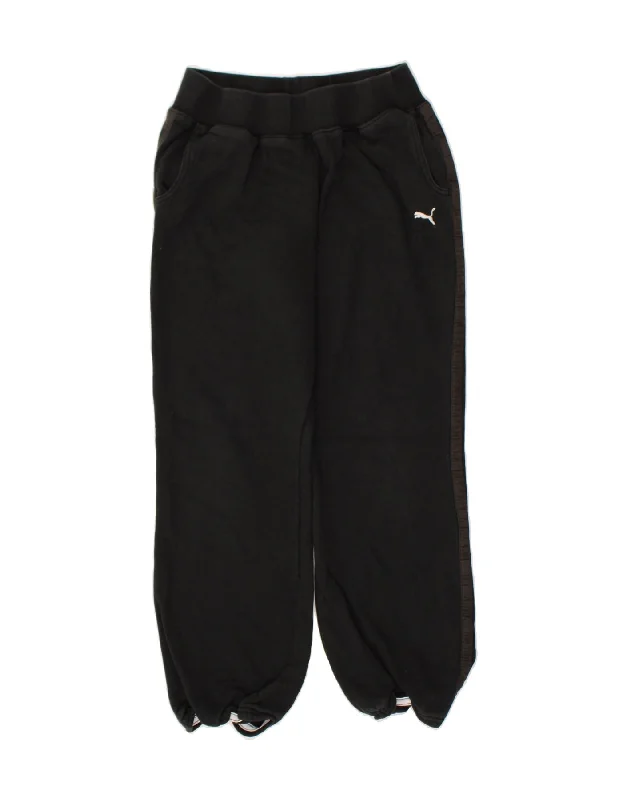 PUMA Womens Tracksuit Trousers UK 14 Medium Black