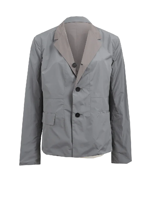 Reversible Taffeta Jacket