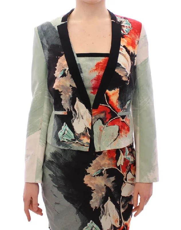 Sachin & Babi  Short Floral Blazer Women's Jacket