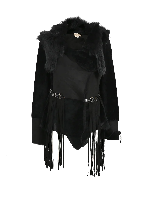 Steve Fringed Coat