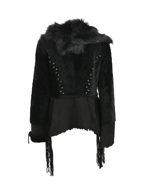 Steve Fringed Coat