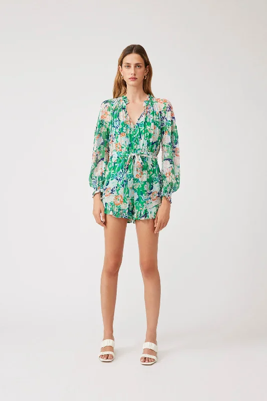 SUNCOO Paris Izy Peony Playsuit