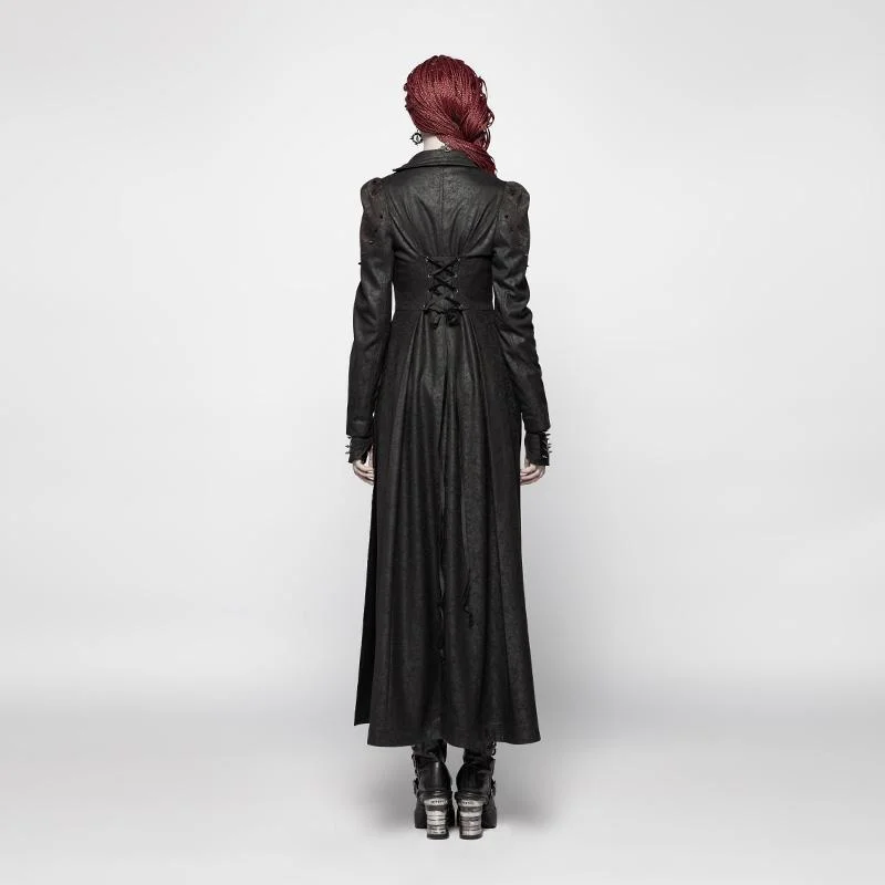 Women's Goth Victorian High-Low Tail Coat