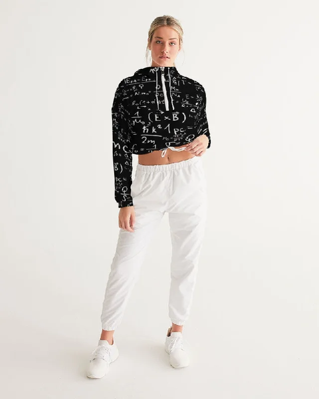 AKH E =MC squared Women's Cropped Windbreaker