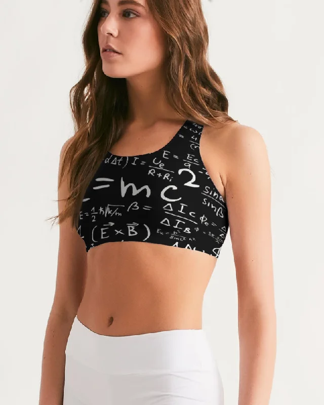 AKH E = MC squared Women's Seamless Sports Bra