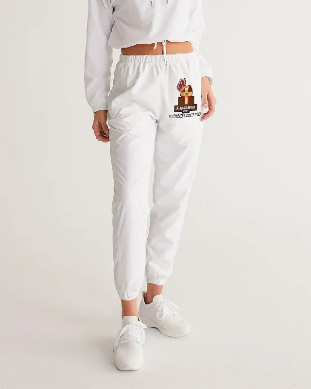 AKH White Women's Track Pants