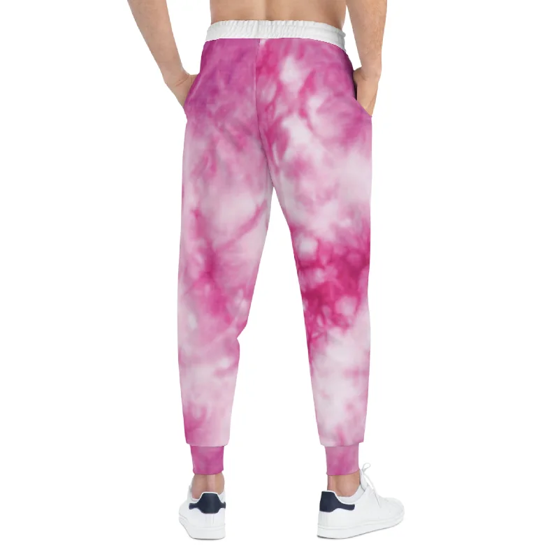 Athletic Joggers - Pink Tie-Dye