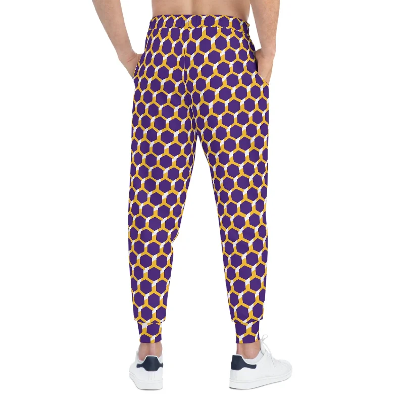 Athletic Joggers - Purple/Gold Hex