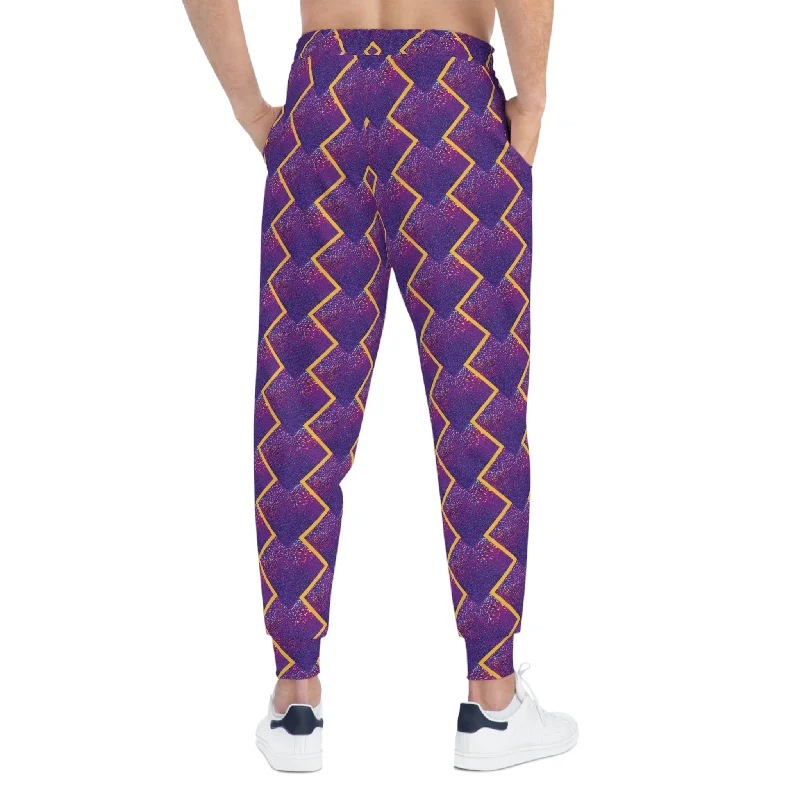 Athletic Joggers - Purple Sparkle