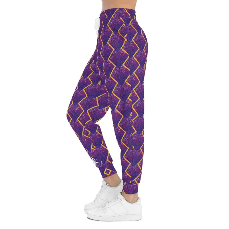 Athletic Joggers - Purple Sparkle