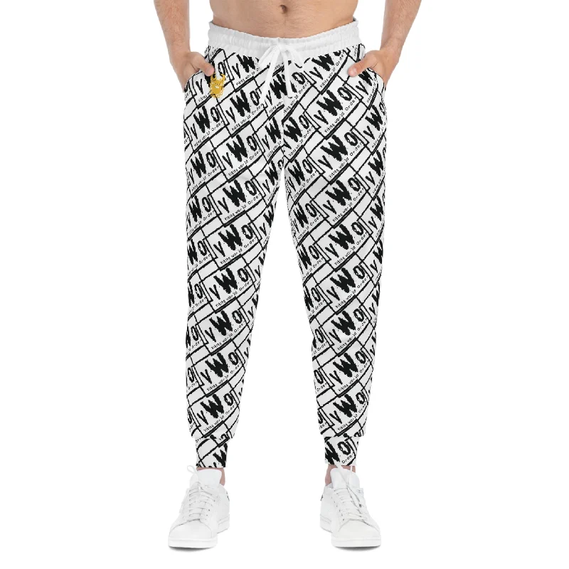 Athletic Joggers - White/Black - VWO (Framed)