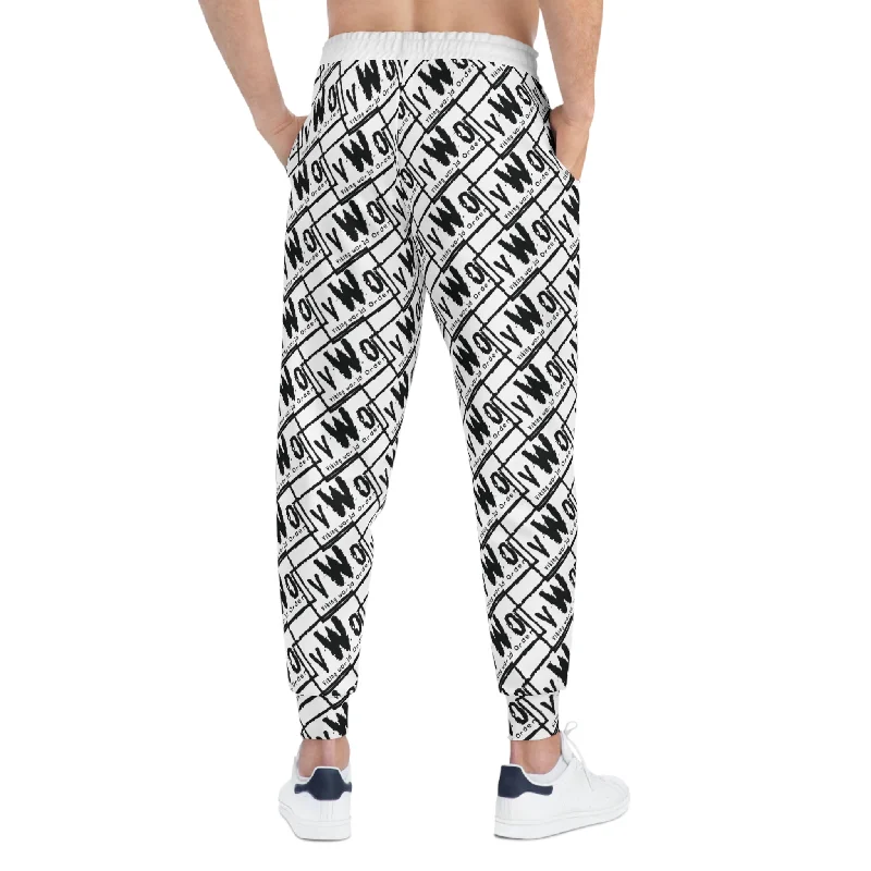 Athletic Joggers - White/Black - VWO (Framed)