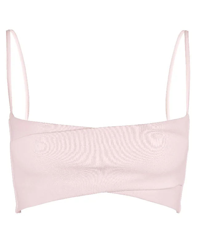 Infinity Sports Crop - Rose