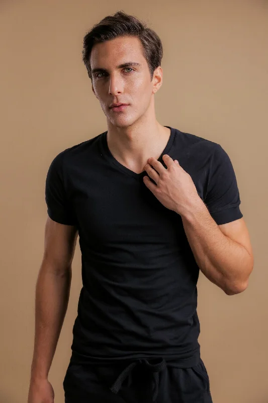 Men's Athletic V-Neck Shirt