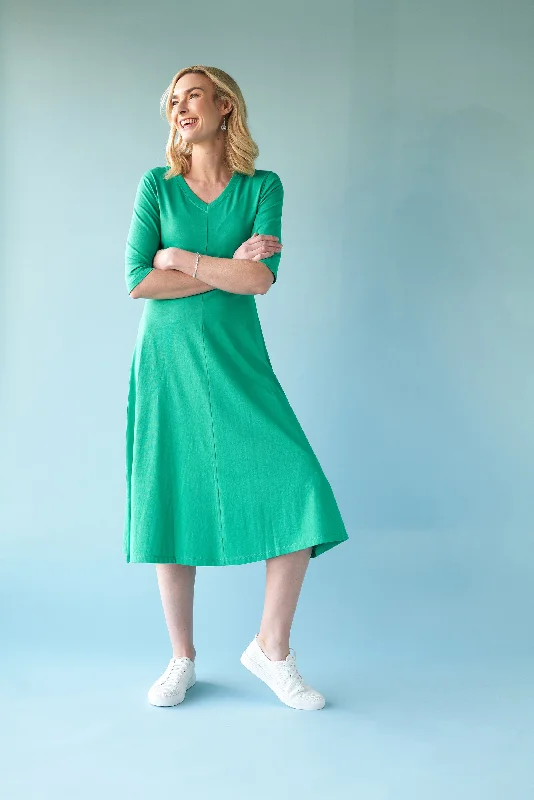 ASPIRING DRESS -GREEN