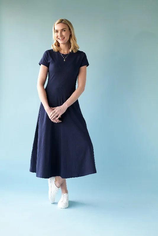 ASPIRING DRESS -Navy