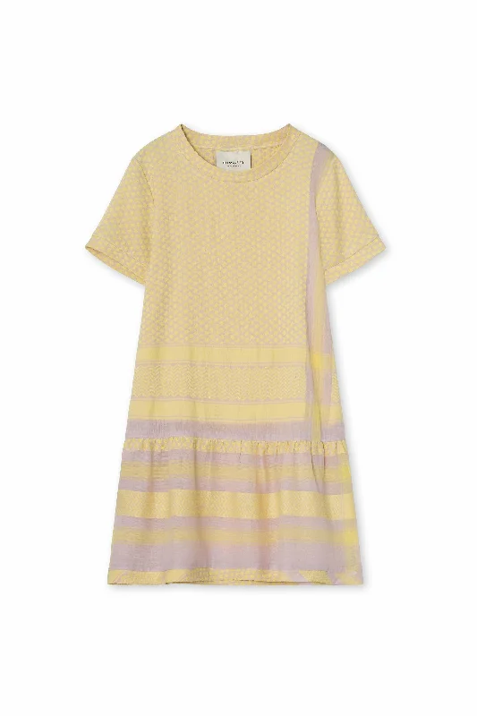 SUMMERY COPENHAGEN DRESS 2 O SHORT SLEEVE 1001 - LAVENDER FOG/LEMONADE