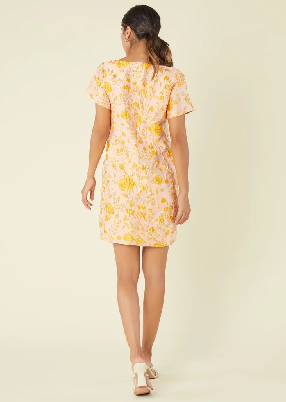 Lulu Dress Harvest Jacquard