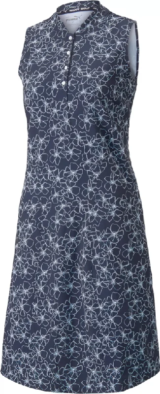 New Puma Island Flower Navy Golf Dress Size S MSP$85