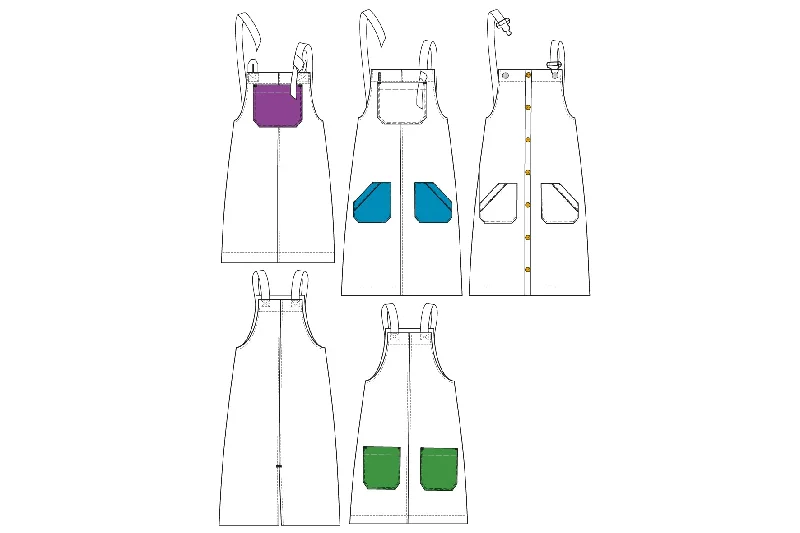 PDF Pattern - Penelope Pinafore | Waves & Wild