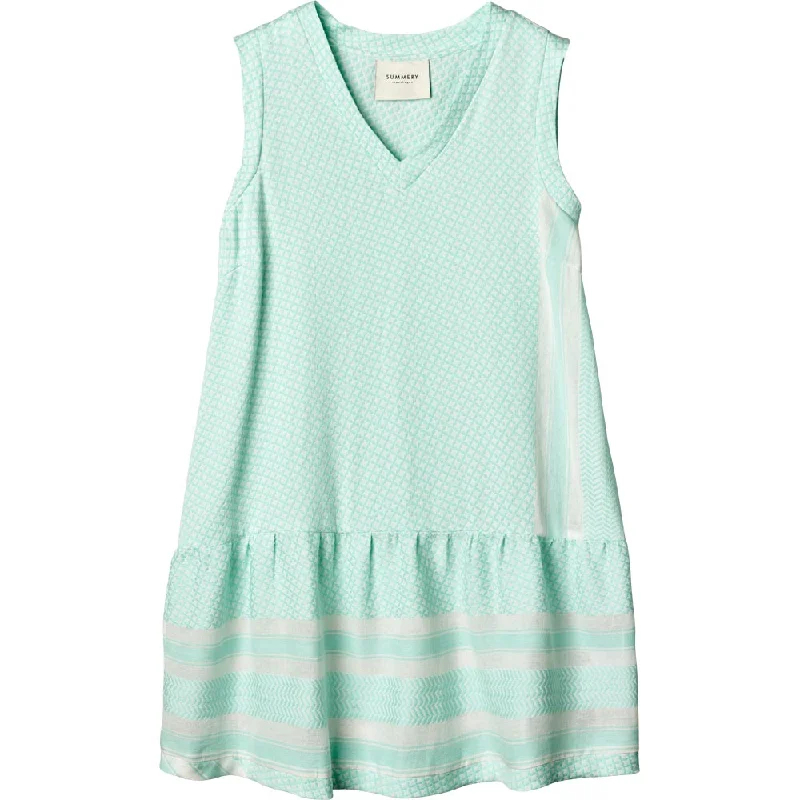 SUMMERY COPENHAGEN DRESS 2 V NO SLEEVES  - ICY MORN