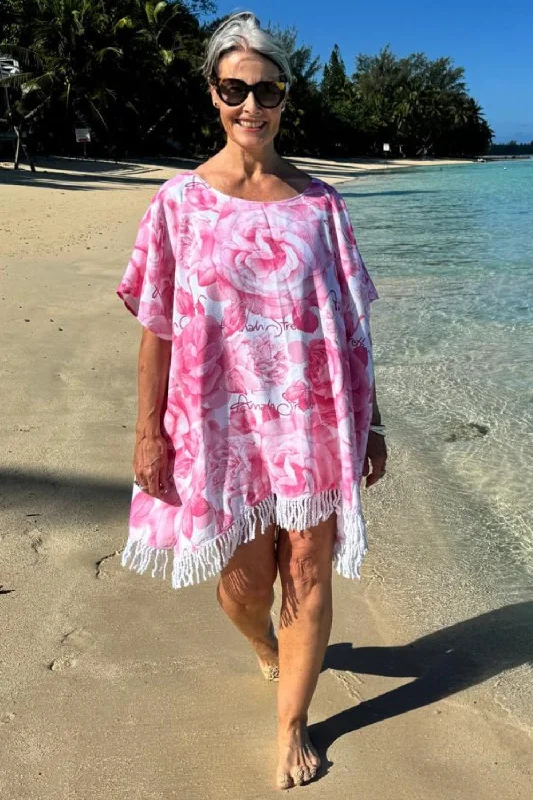 AS Towel Poncho - Pink  | MADE TO ORDER