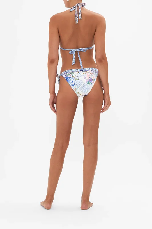 CAMILLA SOFT TIE TRI BIKINI WITH TRIMS - PAINT ME POSITANO