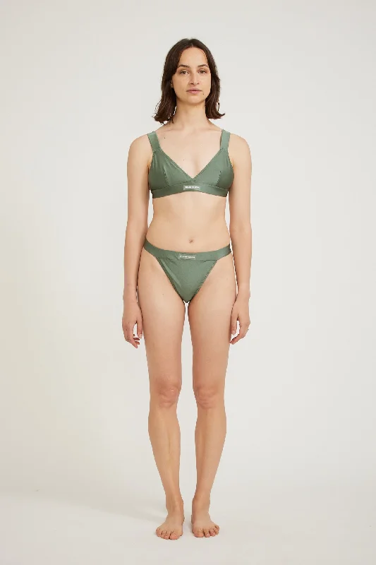 Immerse High Cut Briefs Mystic Green