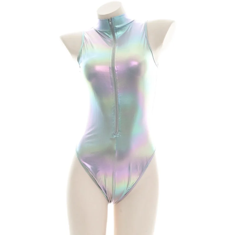 Laser one-piece swimsuit yv30292