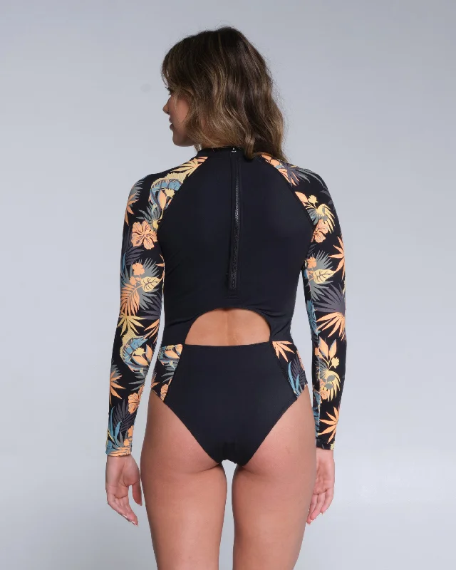 REFUGE ONE PIECE RASHGUARD - Multi Coloured