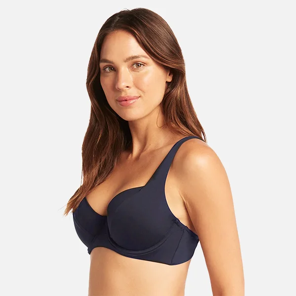 Sea Level Essentials C/D Cup Swim Bra - Night Sky