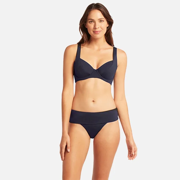 Sea Level Essentials C/D Cup Swim Bra - Night Sky