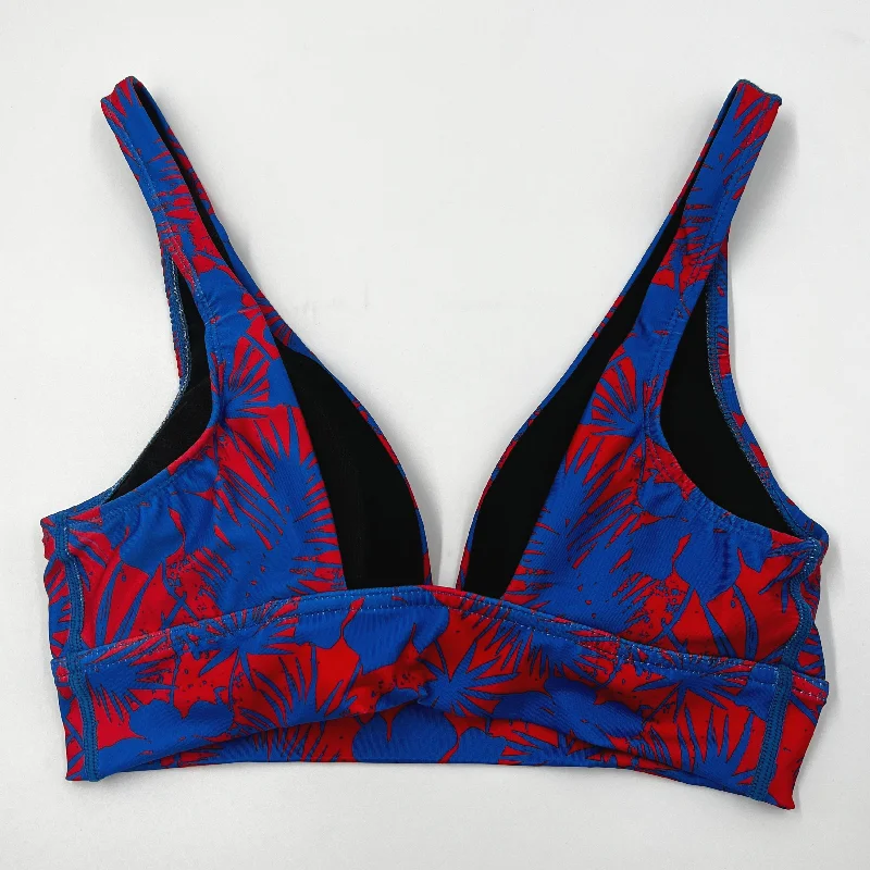 Women's Buffalo Bills Floral Bikini Top